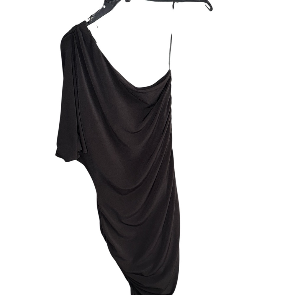 🔥3/$20🔥 Moda International Women’s Elegant Black One-Shoulder Dress Size XS